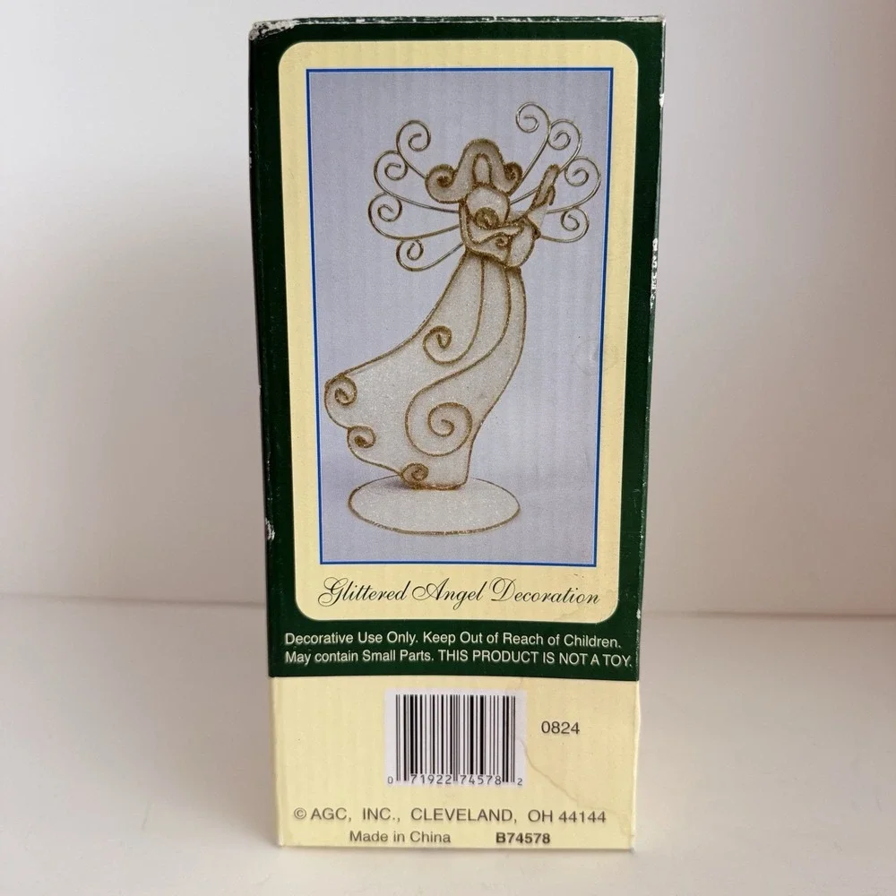 American Greetings Finishing Touch Glittered Angel Decoration 8